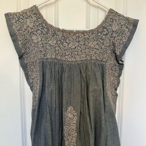 Mi Golondrina Flores Blouse